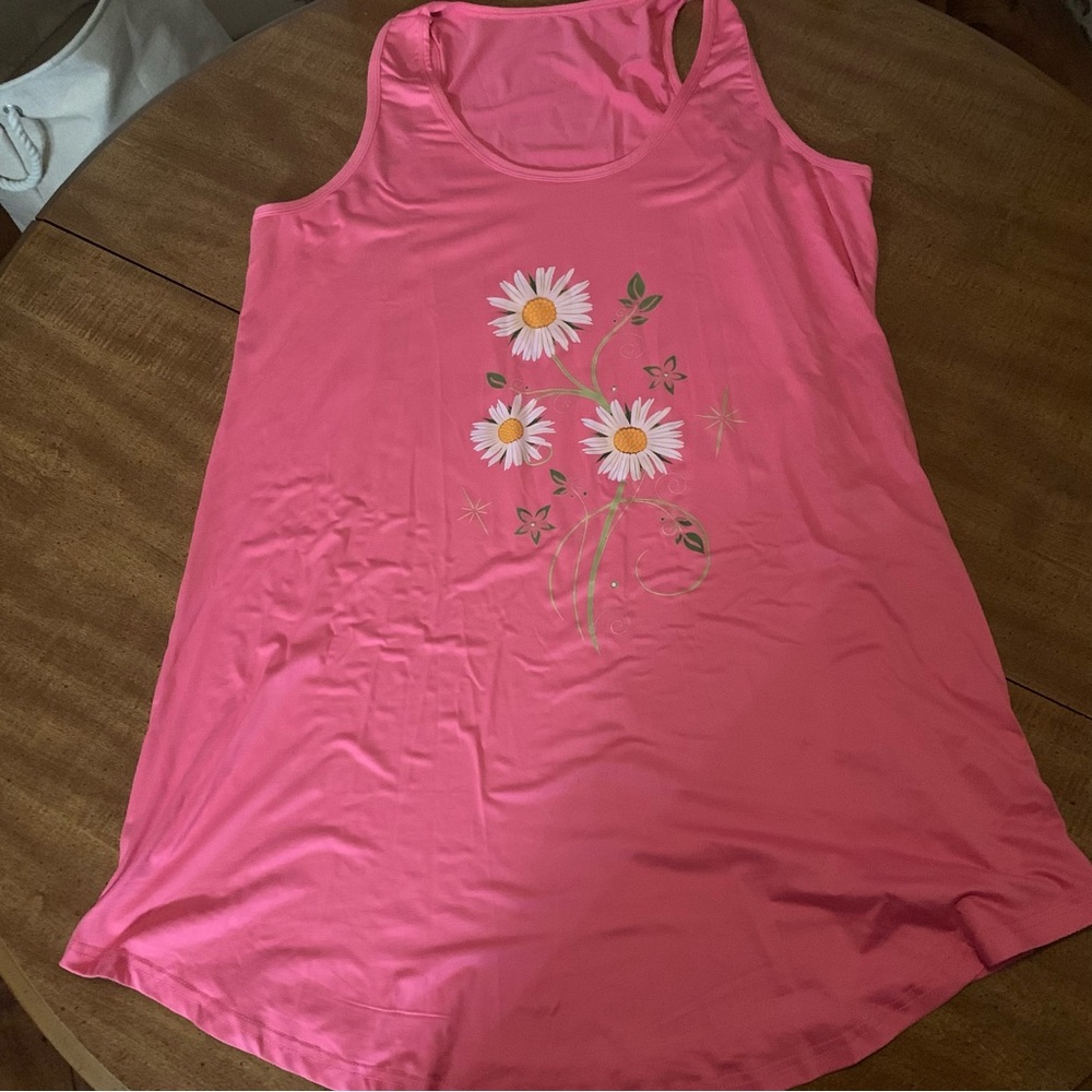 Pink Flower Nightgown